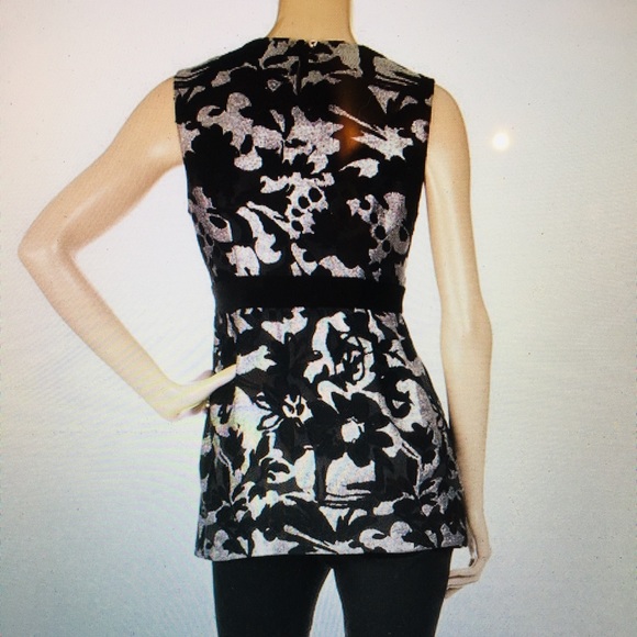 Milly New York Sz 6 Tunic Sleeveless Pockets Bow - Picture 5 of 8